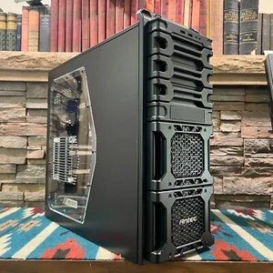 ANTEC DarkFleet DF-30 Retro Mid-Tower ATX PC Gaming Case + Corsair 500W PSU! - Afbeelding 1 van 16