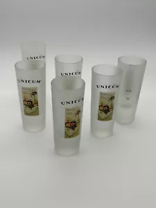 6x Unicum Zwack Likör Longdrink Glas Gläser Cocktail 2/4cl gedeckter tisch - Bild 1 von 1