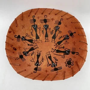 Vintage Signed CJ Prophet Native American Indian Hopi Wooden Bowl Artwork - Picture 1 of 11