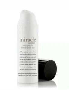 NEW PHILOSOPHY MIRACLE WORKER ANTI-AGING FOR BLEMISH PRONE SKIN 1.6 FL OZ  - Picture 1 of 1