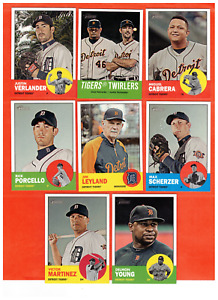 2012 Topps Heritage Detroit Tigers Low # (20) Card Team Set! Meguel Cabrera!