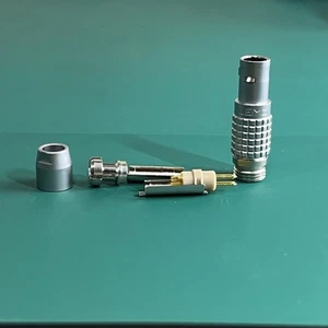 1 New FGG.0B.304.CLAD21 4 Pin Lemo Push-Pull Connector, Straight Plug, B-Series - Picture 1 of 22