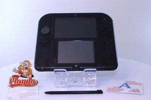 Nintendo 2DS Clear Black [Rank:A] W/USB Cable - Picture 1 of 14