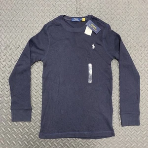 POLO RALPH LAUREN Long Sleeve Pullover THERMAL SHIRT Blue Men's Sz M NEW w/tags - Picture 1 of 15