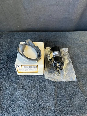 Harley Davidson EL FL ROUND BLACK 6 VOLT IGNITION COIL W/CHROME/WIRES - Image 1 of 2