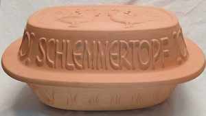 Vtg. Schlemmertopf #836 W. Germany Glace Clay Baker Roaster Scheurich-Keramik  - Picture 1 of 14