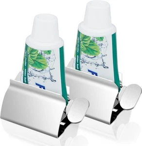 Toothpaste Squeezer, Large Size Set of 2, Stainless Steel Tube Roller - Picture 1 of 9