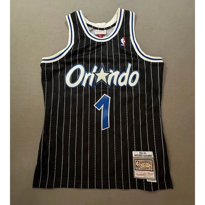 Camiseta Mitchell and Ness Orlando Magic Anfernee Hardaway #1 1994-95 madera dura M Foto 1 de 4