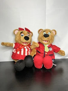 Butlins Billy Bear & Bonnie Bear Soft Toy Plush 13" Keel Toys - Picture 1 of 10