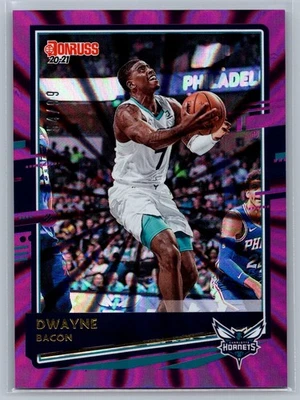 Dwayne Bacon 2020-21 Donruss Holo Purple Laser /99 #95 - Image 1 of 2