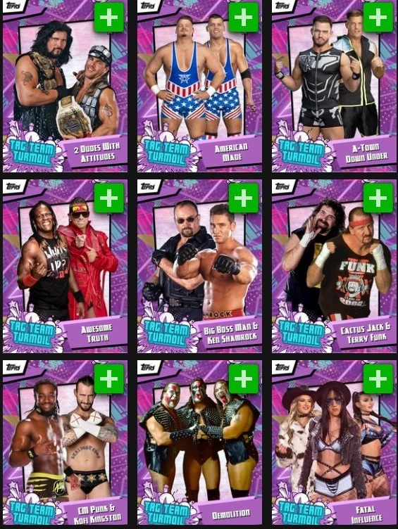 [DIGITAL] Topps Slam - Tag Team Turmoil 25 S1 - Purple Motion - Pick - Image 1 of 1