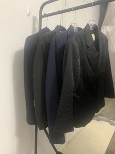 Lot 6 Pcs. Womens Blazer Skirt Outfits, Jackets Size 2 Taylor, Klein, Banana Rep - Picture 1 of 12