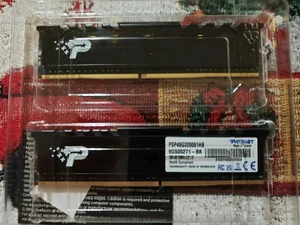 Patriot PC4-25600 16GB (2x8GB) DDR4 DESKTOP GAMING MEMORY 3200MHz PSP48G320081HB - Picture 1 of 1