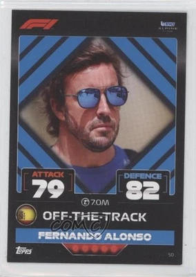 2022 Topps F1 Turbo Attax Fernando Alonso #51 - Image 1 of 2