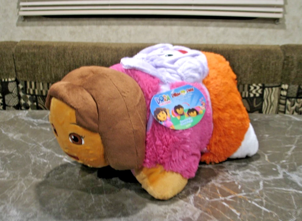 Almohada de felpa Nickelodeon Dora The Explorer Pet 18" nueva con etiquetas Foto 1 de 4