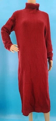 Vestido suéter BB Dakota Steve Madden para mujer grande rojo cuello alto Foto 1 de 3