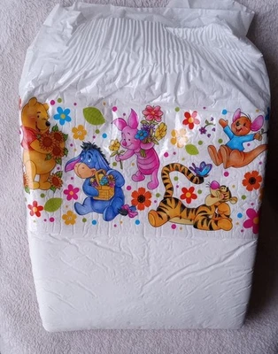  Mega pañal desechable ABDL para adultos - Pooh An Friends - LEER DESCRIPCIÓN COMPLETA Foto 1 de 2
