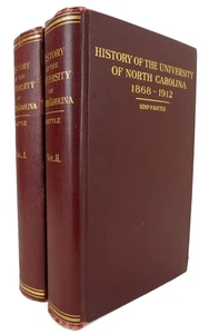 Geschichte der University of North Carolina 1789 - 1912 - 2 Bände - Bild 1 von 15