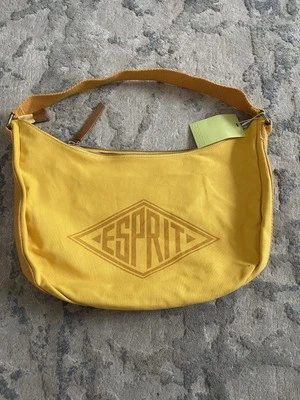 Esprit желтый логотип холст Hobo сумка с Ярлыками - Изображение 1 из 4