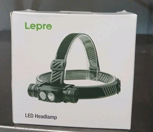 Lepro Stirnlampe wiederaufladbar - 1000 Lumen leistungsstarke abnehmbare LED Kopflampe - Bild 1 von 2