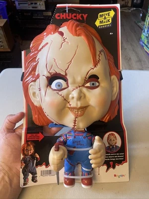 CHUCKY MASK. Your Mouth Moves The Arms.  Child's Play  Movie. Halloween Mask - Image 1 of 4