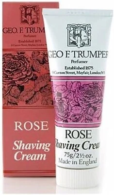 GEO.F. TRUMPER Geo F Trumper Mens Shave Cream - Rose 75g Tube Shaving Soft -