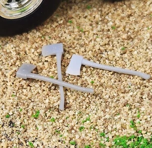 1:50 Scale 3D Printed Felling Axe Pack of 3 Diorama Truck Accessories - Picture 1 of 1