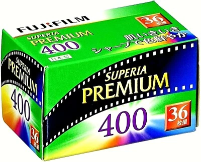 3x Rolls FUJI SUPERIA PREMIUM 400 FRESH COLOR NEG--35mm/36 exps--expiry: 01/2028 - image 1 of 2