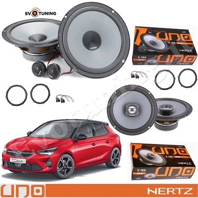 Kit 6 Casse Altoparlanti Hertz Anteriori e Posteriori per Opel Corsa F dal 2019 - Immagine 1 di 4