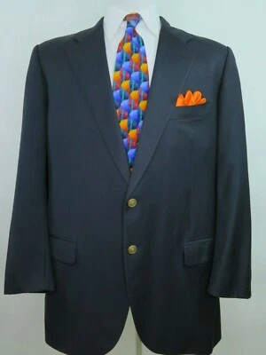 Belvest Davide Cenci Hombres Lana Botones Dorados Chaqueta Blazer Italiana Abrigo Deportivo 44R Foto 1 de 4