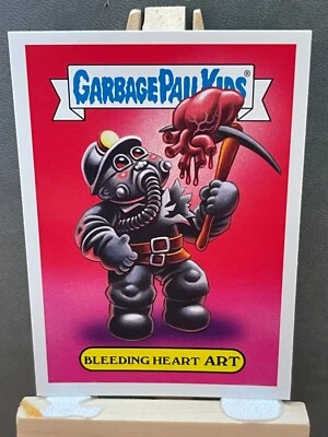 Garbage Pail Kids Sticker Revenge Of Oh The Horror-Ible 9b Bleeding Heart Art - Image 1 of 2