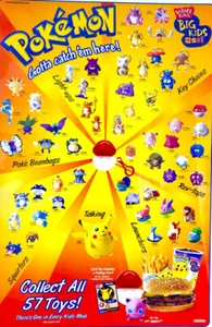 Juguetes promocionales vintage de Burger King Pokémon - ¡Tú eliges! - Imagen 1 de 56