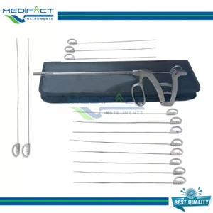 Knie Arthroskopische Skorpion Naht Passer gerade 16 mm & 13 Nadeln Instrumente - Bild 1 von 3