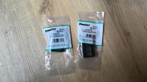 2PC PANDUIT NK4MFBL NetKey modular furniture faceplate, accepts 4 keystone modu - Picture 1 of 1