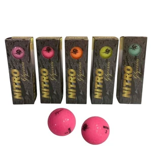 Nitro Glycerin Soft Feel Golf Balls Tee Shots Distance Accuracy Spin Control - Picture 1 of 6