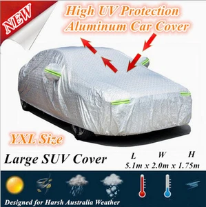 Aluminum Car Cover Zip Entry YXL Large SUV Size Mercedes G class BMW X3 X5 X6 Q7 - Picture 1 of 12