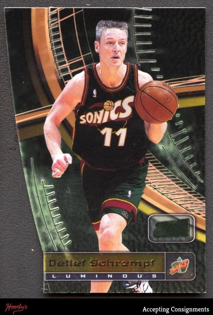 1998-99 Stadium Club Triumvirate Luminous #T7C Detlef Schrempf SONICS