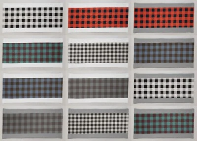 Alfombra de baño de felpa a cuadros Buffalo Check (6 colores disponibles) Foto 1 de 2