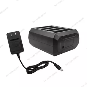 4-Slot Batteries Charger Cradle for ZEBRA SYMBOL TC70 TC70X TC72 TC77 *WITH PS * - Picture 1 of 7
