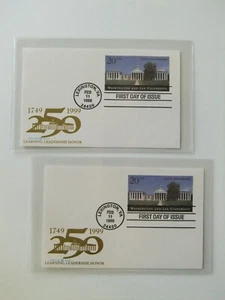 Ersttagsausgabe Postkarte 250 Jahre Washington & Lee Univ. (2) - Bild 1 von 6