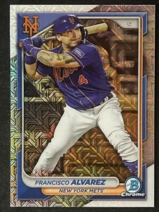 2024 Bowman Chrome Mega Box Mojo Refractor Francisco Alvarez - Picture 1 of 2