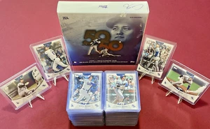*COMPLETE 100 CARD SET* 2024 Topps Shohei Ohtani 50/50 1-50 HR & 1-50 SB, w/BOX - Picture 1 of 2