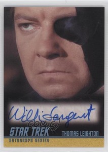 2009 Star Trek The Original Series: Archives William Sargent as #A216 Auto 02ws