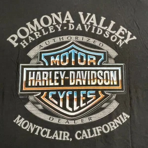 Size XL - Harley Davidson Pomana Valley Monclair, CA T Shirt Black - Picture 1 of 7