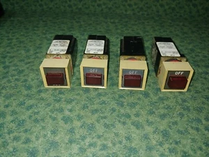 (4) Red Stop Buttons Allen-Bradley 800MS-X016 (43515-C2) - Picture 1 of 3