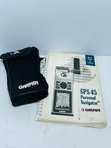 1k0026 - Garmin GPS 45 Personal Navigator GPS Handheld UNTESTED🌸 - Picture 1 of 6