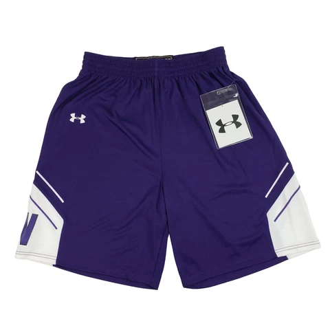 UNDER ARMOUR University of Washington Huskies Basketball Shorts Men's Large NWT Cover