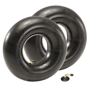 (2) TIRE INNER TUBES 4.10/3.50x6 4.10x6 4.10-6 3.50x6 3.50-6 TR87 90° Bent Valve - Picture 1 of 9