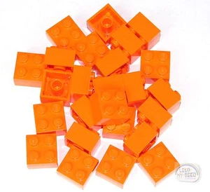 LEGO Classic - 3-Buck Bag - 20-pc 2x2 Brick - Orange - New - (3003) - Picture 1 of 3