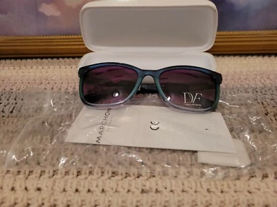 DIANE VON FURSTENBERG-DVF643S TEAGAN 405 Sunglasses Blue Gradient Gray Gradient - Imagem 1 de 4